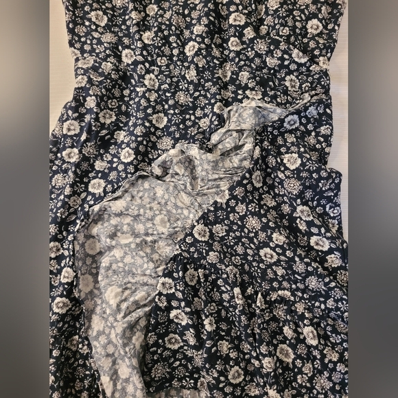 J. Crew Mercantile Floral Faux Wrap Dress sz 0 - Picture 6 of 12